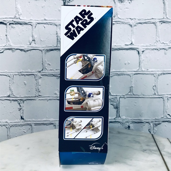 Star Wars Mission Fleet Luke Skywalker & Grogu X-Wing Fighter Action Figure NEW - Picture 5 of 6